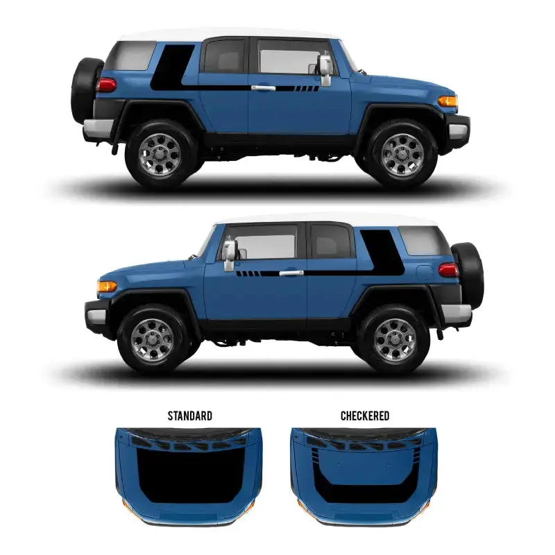 2007-14 Checkered Stripe Kit For Fj Cruiser 26