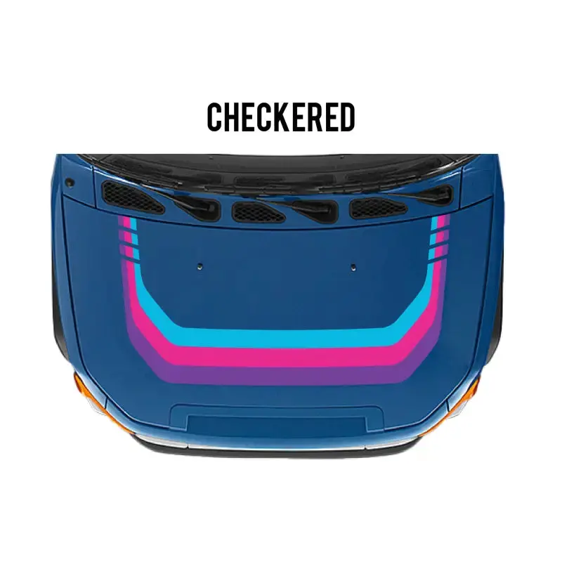 2007-14 Checkered Stripe Kit For Fj Cruiser 35