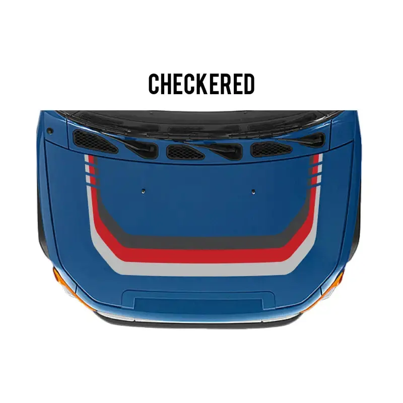 2007-14 Checkered Stripe Kit For Fj Cruiser 45