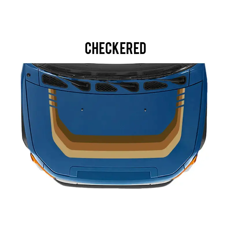 2007-14 Checkered Stripe Kit For Fj Cruiser 55