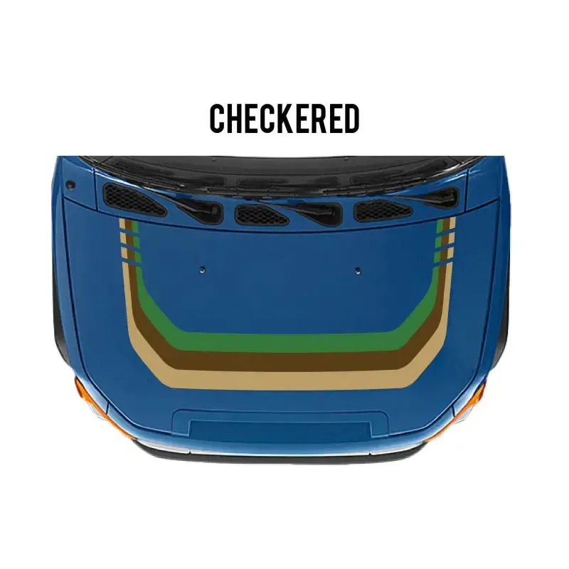2007–2014 FJ Cruiser Checkered Stripe Decal Kit