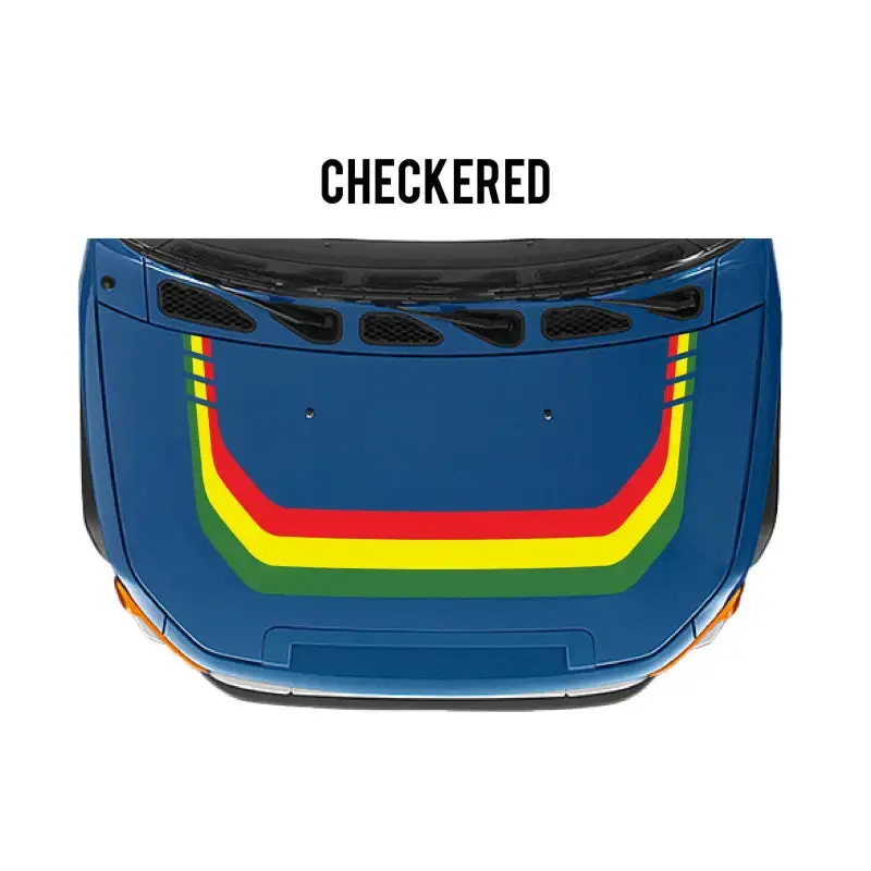 2007–2014 FJ Cruiser Checkered Stripe Decal Kit