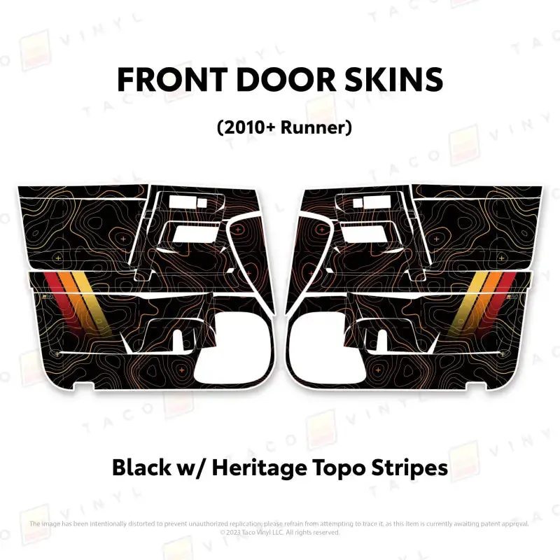 2010-24 Door Skins For 4Runner 4