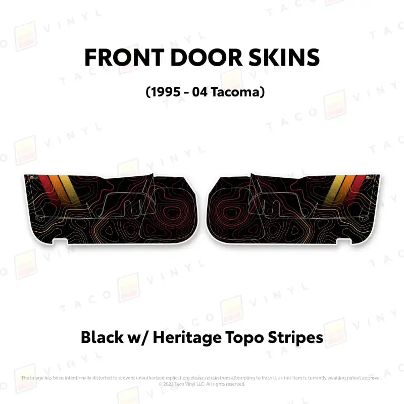 2010-24  Door Skins (Lower Section) For 4Runner 5