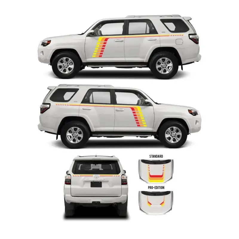 2010+  Checkered Stripe Kit For 4Runner 1