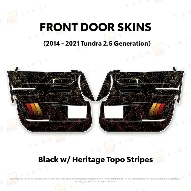 2014 - 2021  Door Skins For Tundra 1