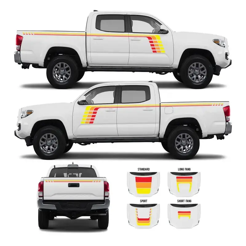 2016-23  Checkered Stripe Kit For Tacoma 1