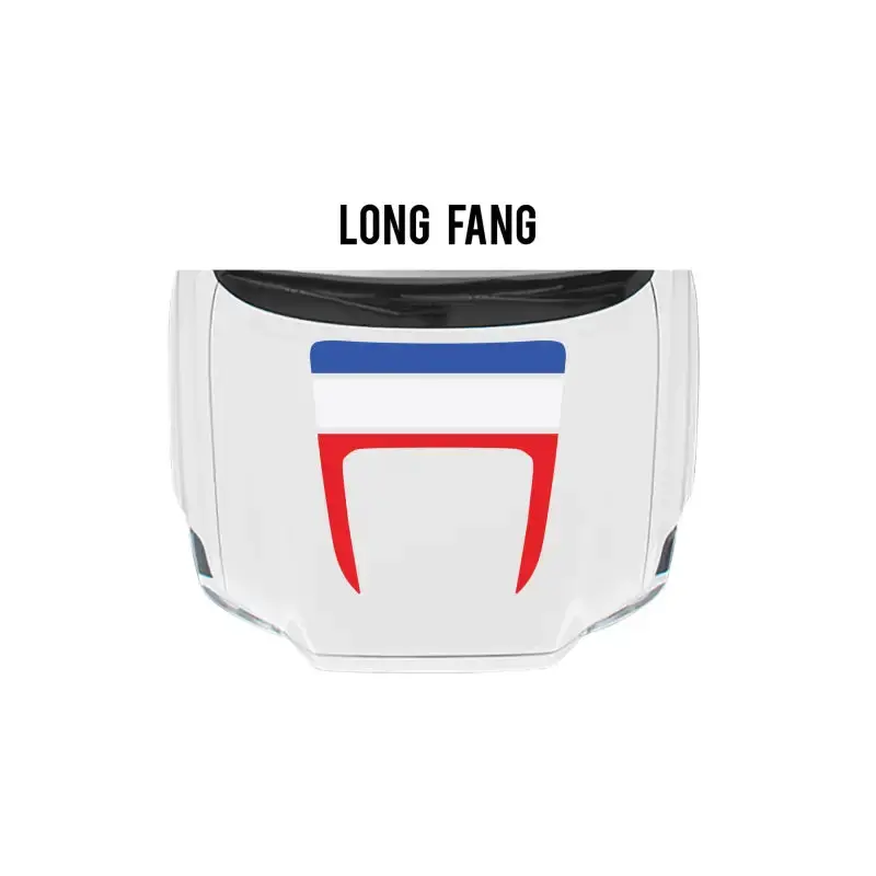 2016-23 Sport/Pro Checkered Hood Stamp For Tacoma 12