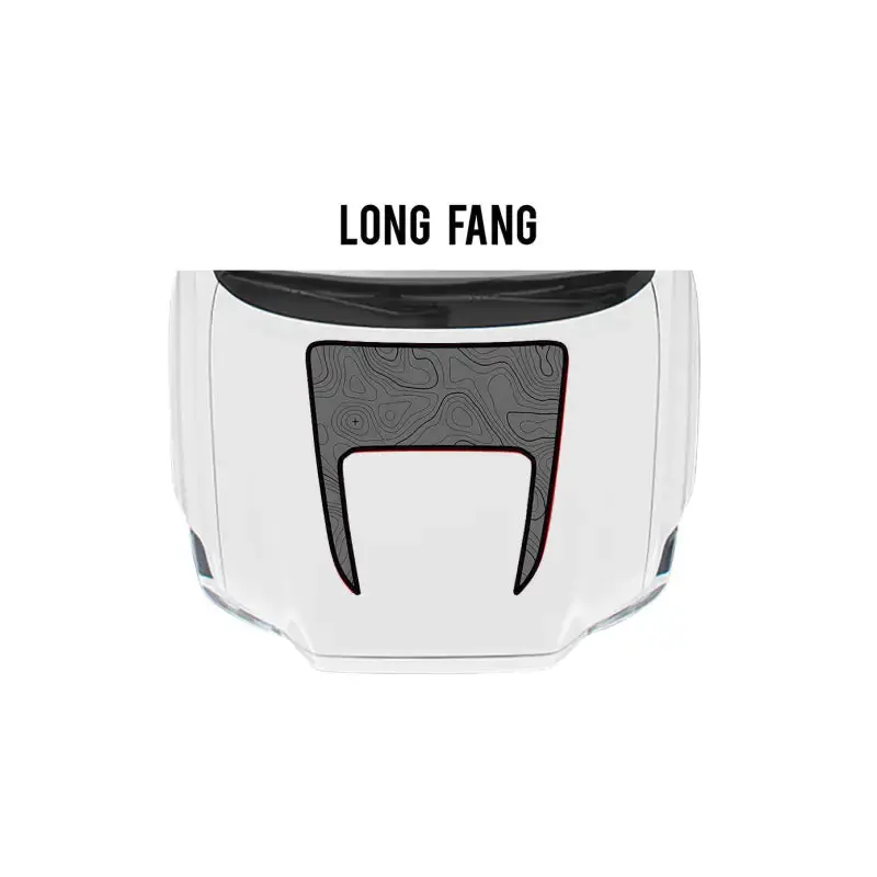 2016-23 Sport/Pro Checkered Hood Stamp For Tacoma 3