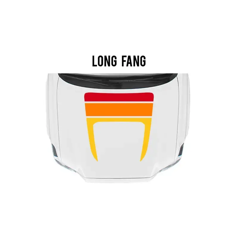 2016-23 Sport/Pro Checkered Hood Stamp For Tacoma 6