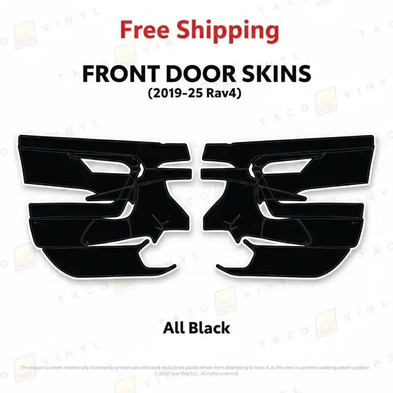2019-25  Door Skins For Rav4 1