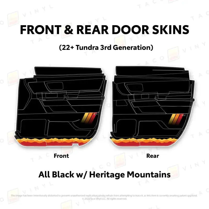 2022+ Door Skins For Tundra 2
