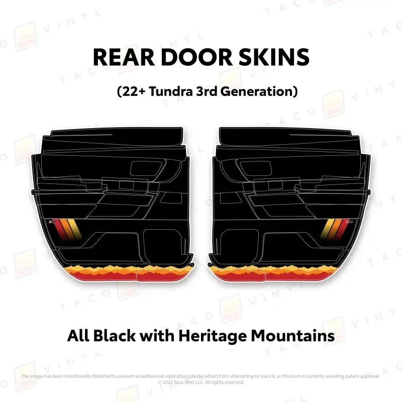 2022+ Door Skins For Tundra 32
