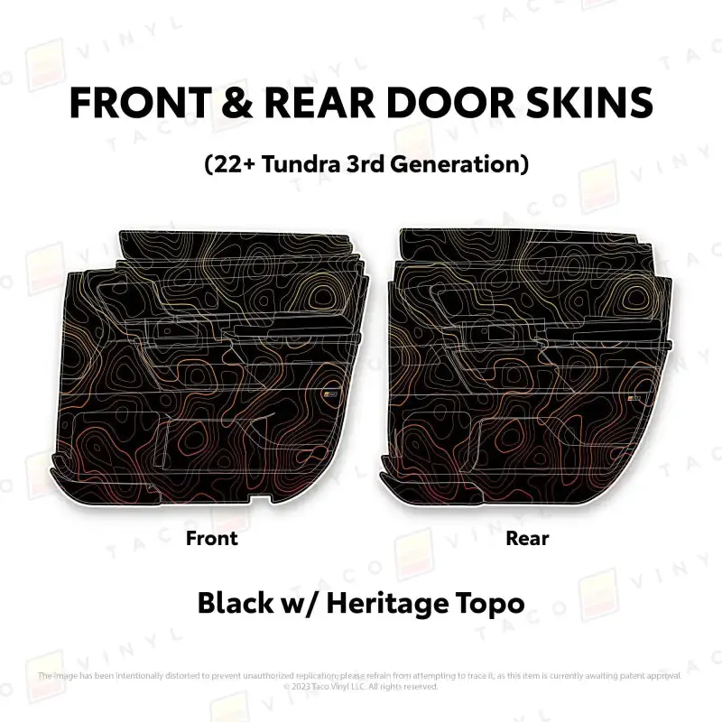 2022+ Door Skins For Tundra 33