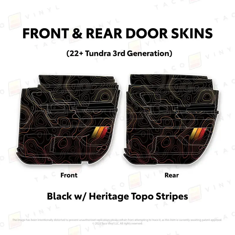 2022+ Door Skins For Tundra 34