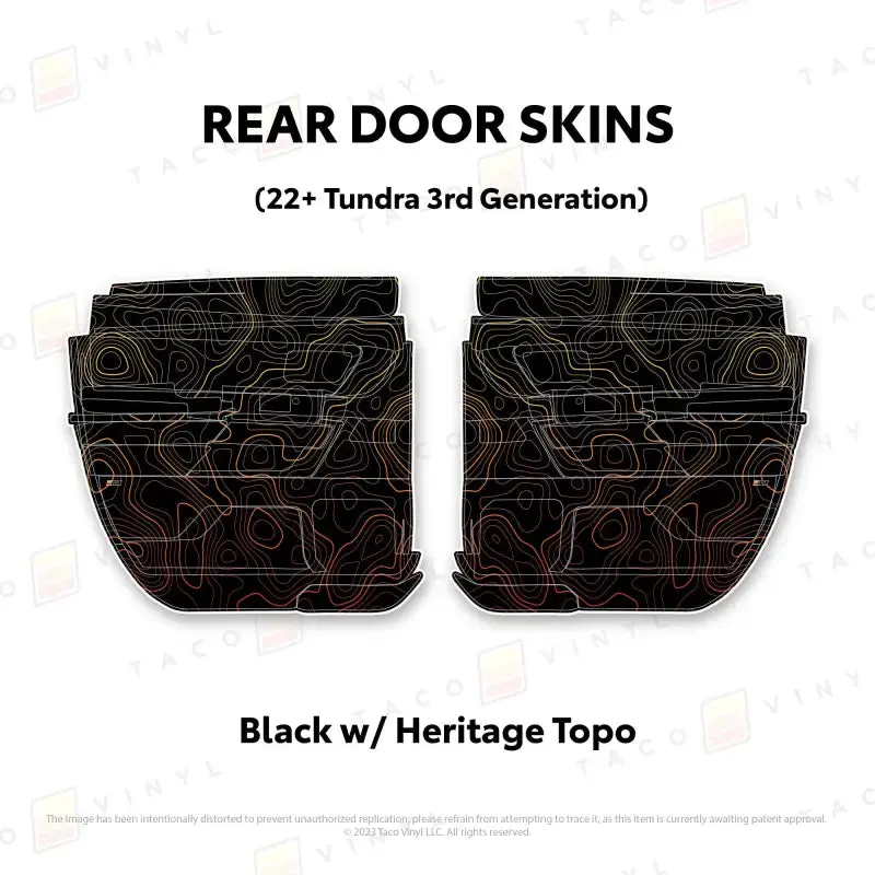 2022+ Door Skins For Tundra 34