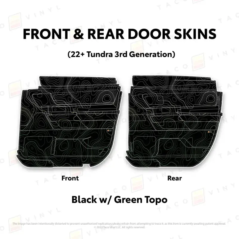 2022+ Door Skins For Tundra 35