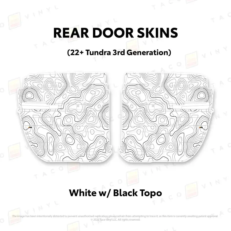 2022+ Door Skins For Tundra 36