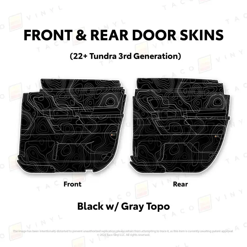 2022+ Door Skins For Tundra 40