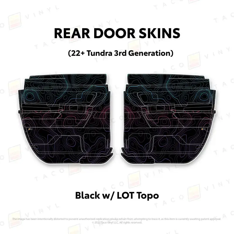 2022+ Door Skins For Tundra 40