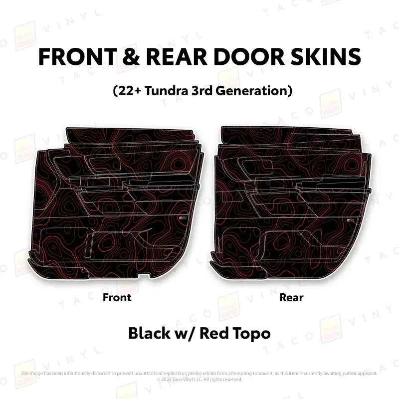 2022+ Door Skins For Tundra 41