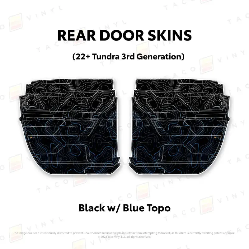2022+ Door Skins For Tundra 41