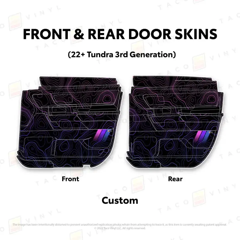 2022+  Door Skins For Tundra 45