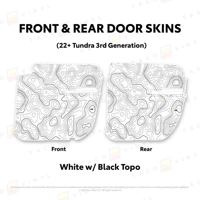 2022+ Door Skins For Tundra 7