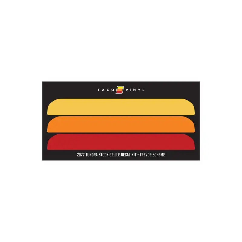 2022+  Offroad Grille Decal For Tundra 13