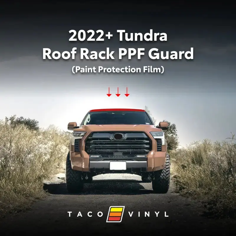 2022+  Ppf Roof Rack Guard For Tundra 1