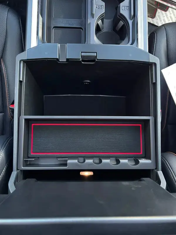 2023–2026 Ford Super Duty Bucket Seat Console Compartment Foam Inserts