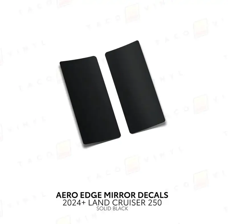 2024+ Aero Edge Mirror Decals For Land Cruiser 250 1