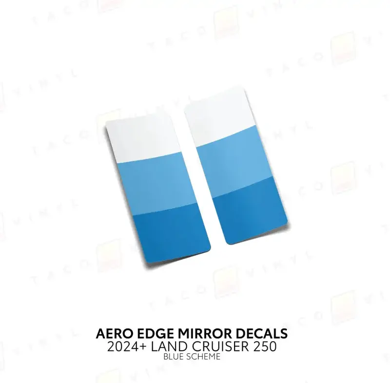 2024+ Aero Edge Mirror Decals For Land Cruiser 250 12