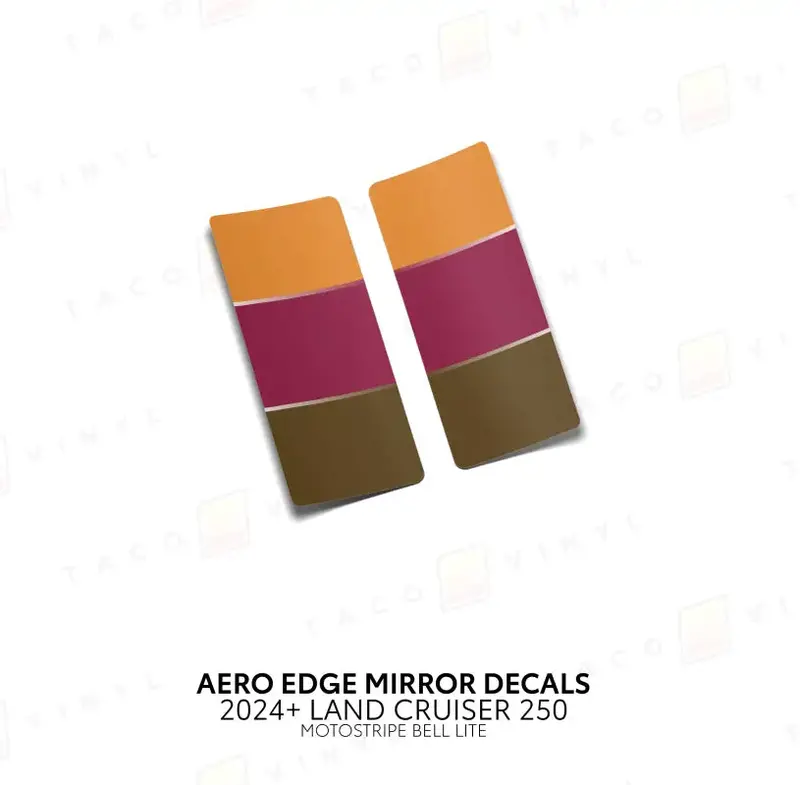 2024+ Aero Edge Mirror Decals For Land Cruiser 250 14