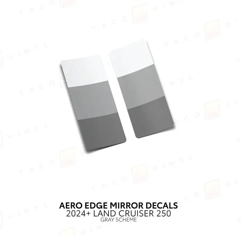 2024+ Aero Edge Mirror Decals For Land Cruiser 250 14