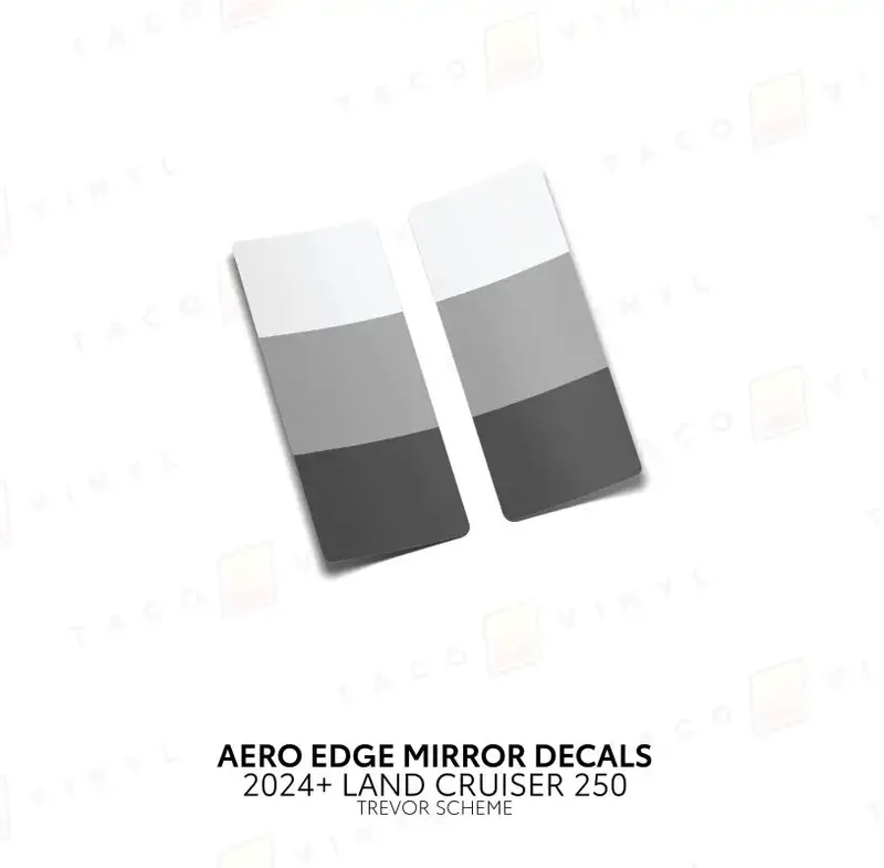 2024+ Aero Edge Mirror Decals For Land Cruiser 250 15