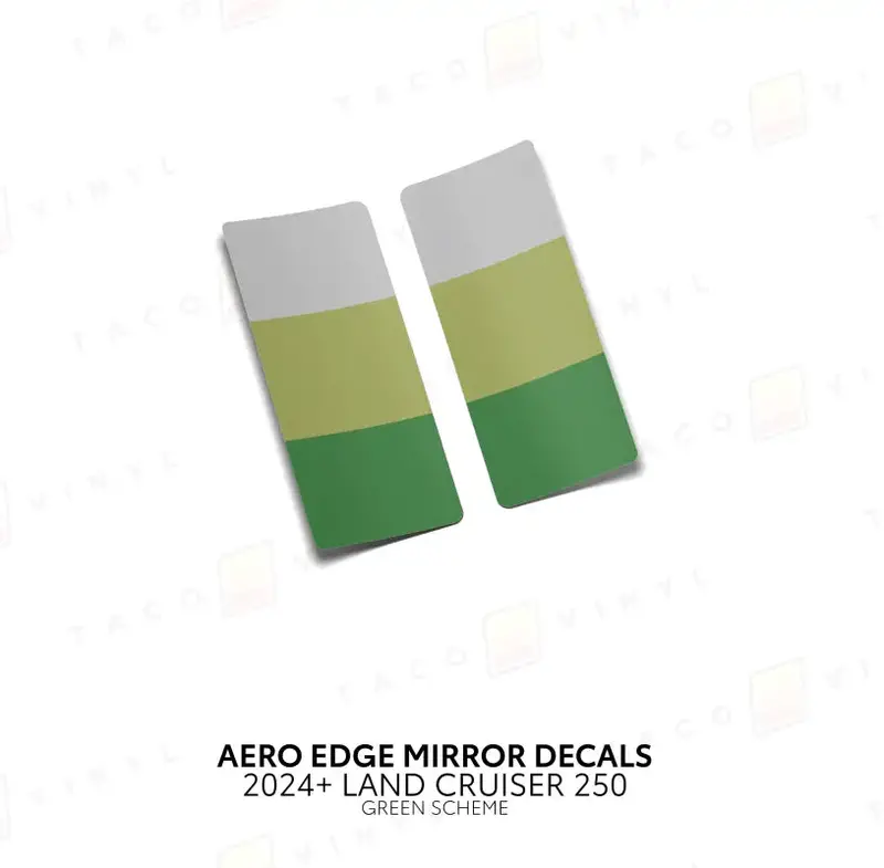 2024+ Aero Edge Mirror Decals For Land Cruiser 250 16