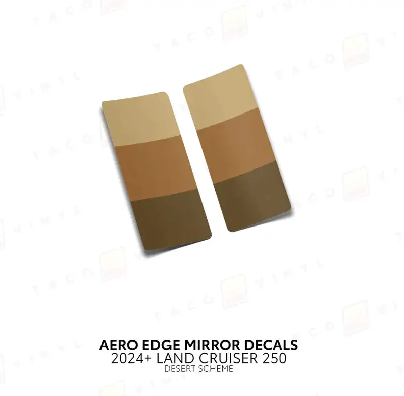 2024+ Aero Edge Mirror Decals For Land Cruiser 250 19