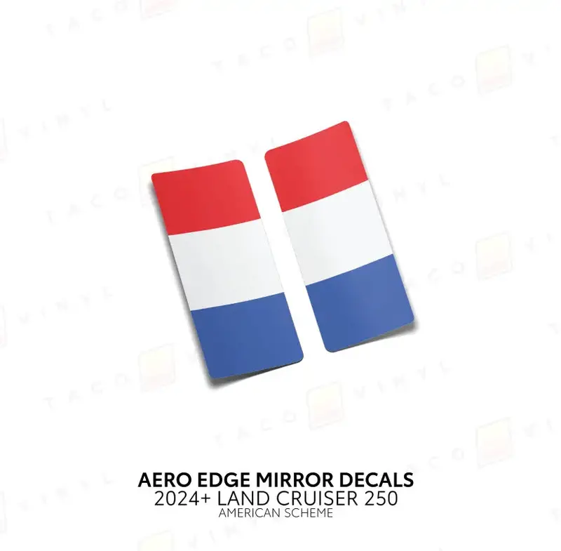 2024+ Aero Edge Mirror Decals For Land Cruiser 250 20