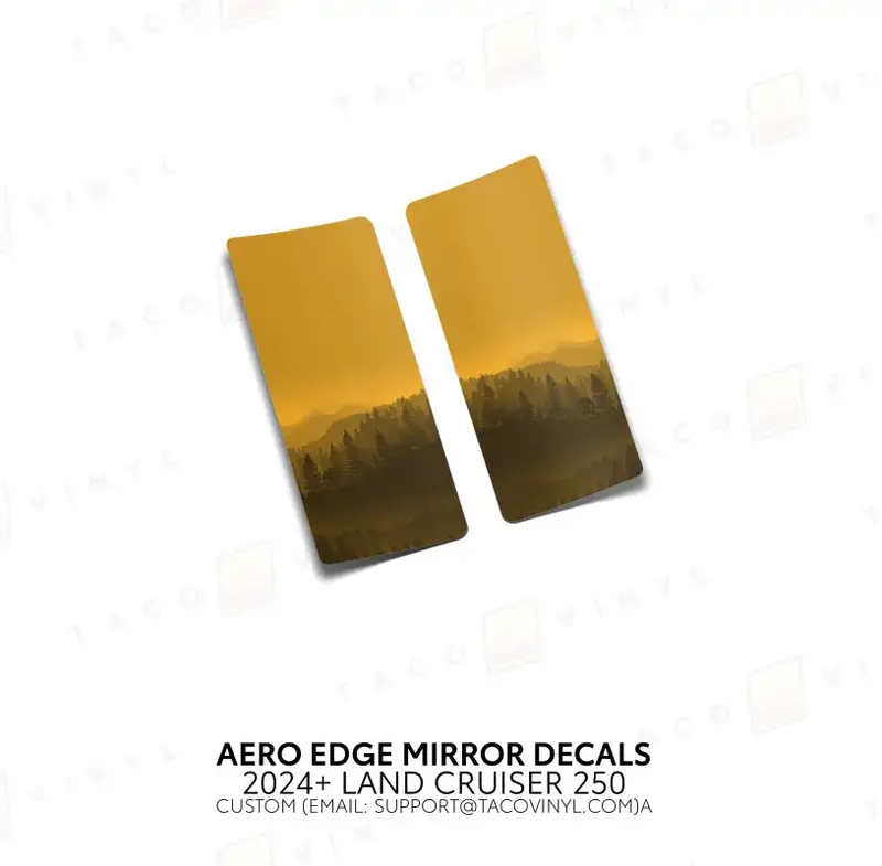 2024+ Aero Edge Mirror Decals For Land Cruiser 250 20