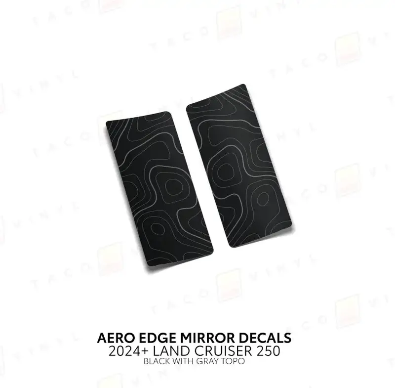 2024+ Aero Edge Mirror Decals For Land Cruiser 250 7