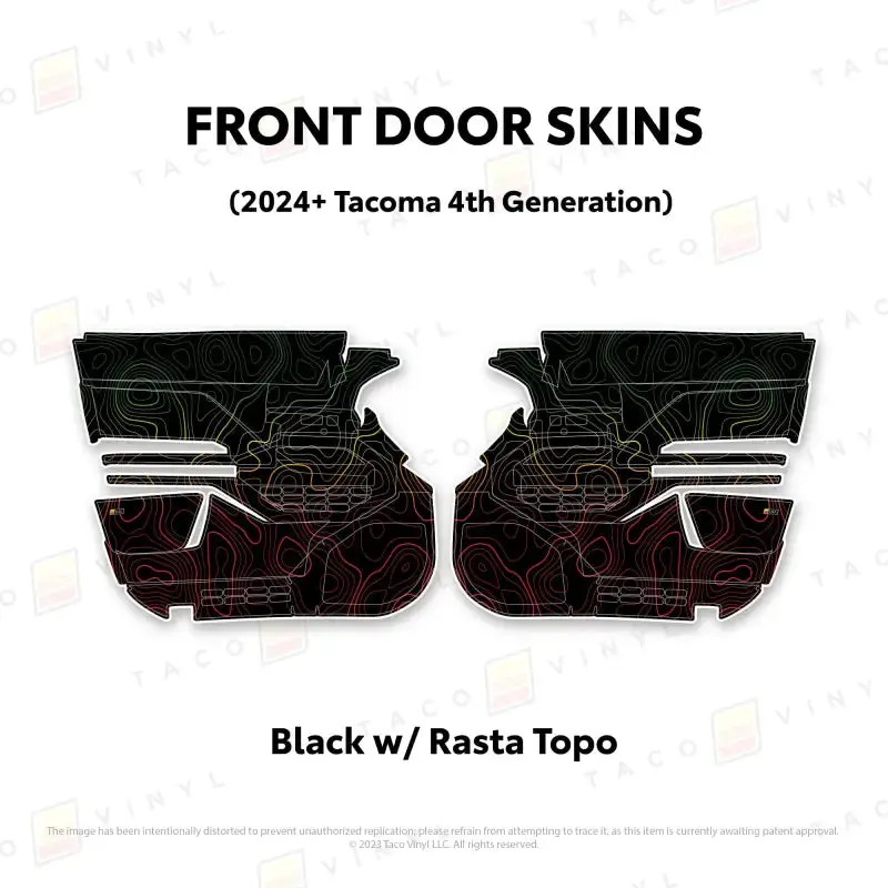 2024+ Door Skins For Tacoma 18