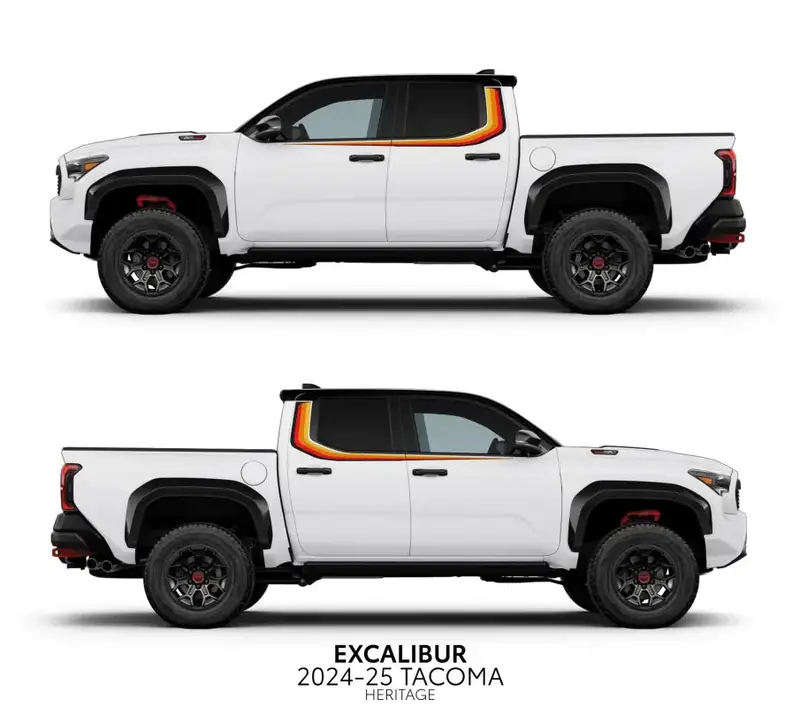 2024+  Excalibur Decal Kit For Tacoma 1
