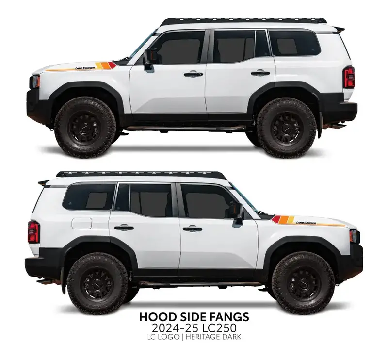 2024+  Hood Side Fangs For Land Cruiser 250 1