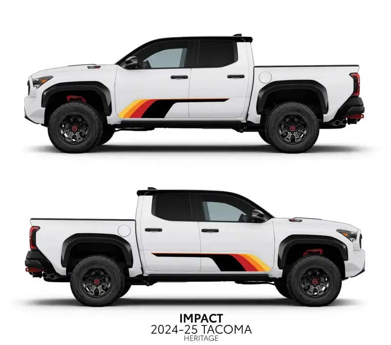 2024+  Impact Rocker Panel Decal Kit For Tacoma 1