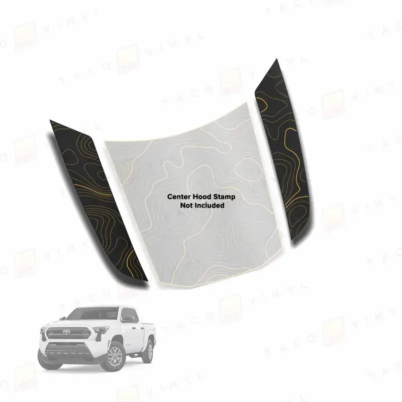 2024+  Side Fang Hood Stamp For Tacoma 6