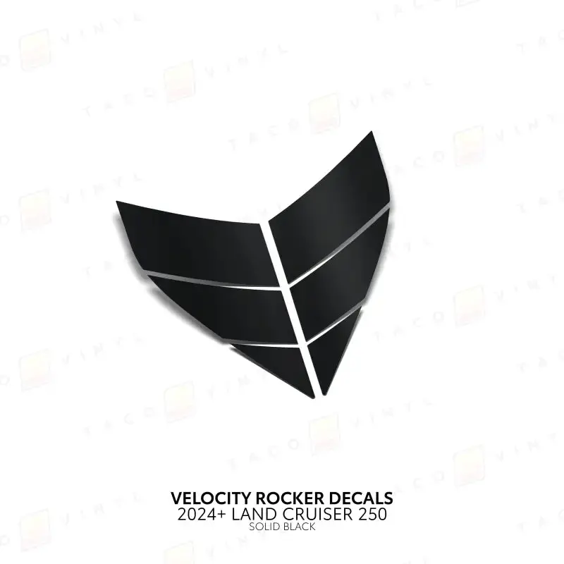 2024+ Velocity Lower Rocker Decals For Land Cruiser 250 1