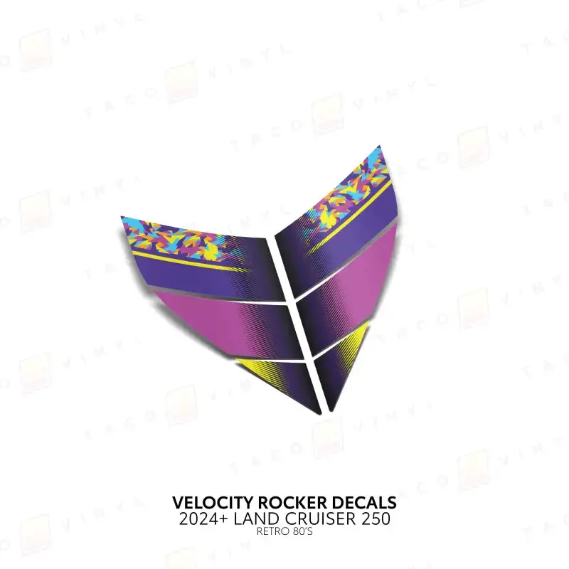 2024+ Velocity Lower Rocker Decals For Land Cruiser 250 10
