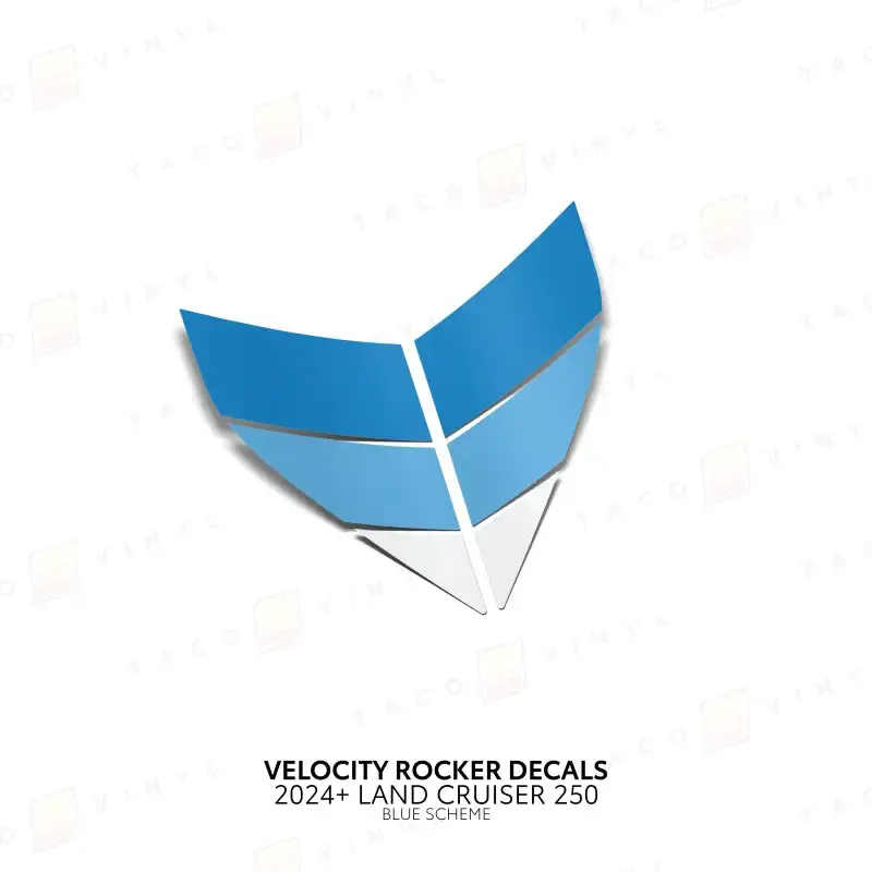 2024+ Velocity Lower Rocker Decals For Land Cruiser 250 11