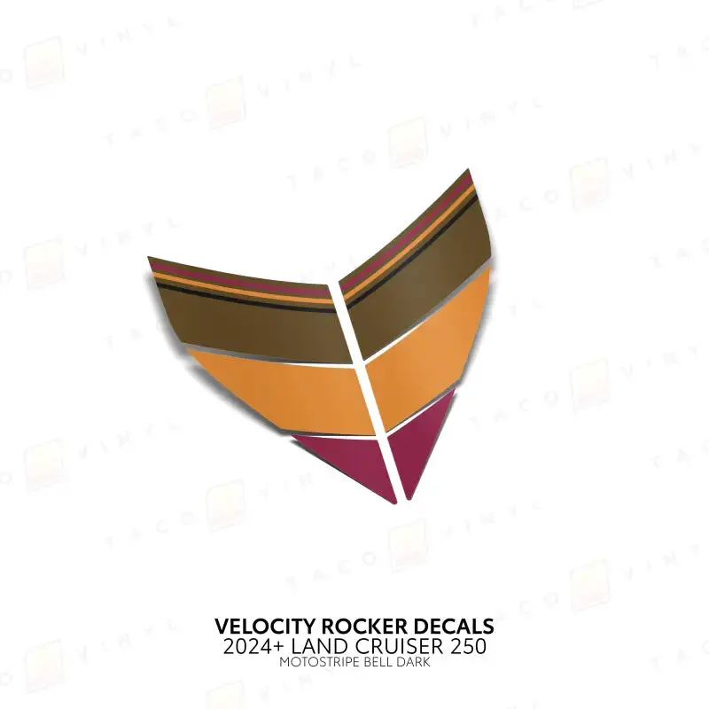 2024+ Velocity Lower Rocker Decals For Land Cruiser 250 12